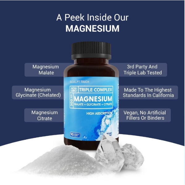 Triple Magnesium Complex (Glycinate, Malate, Citrate)