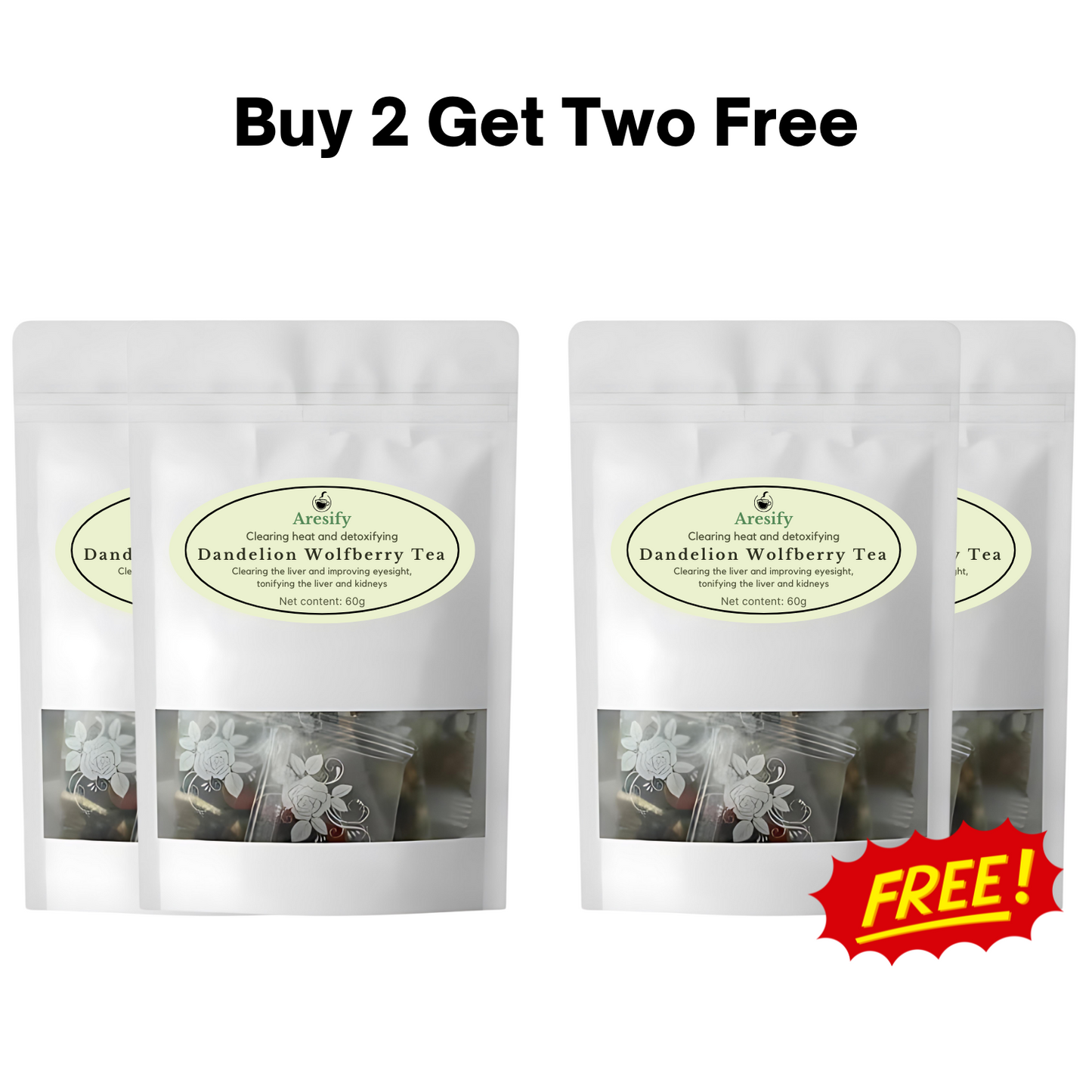 Aresify® Dandelion Wolfberry Tea