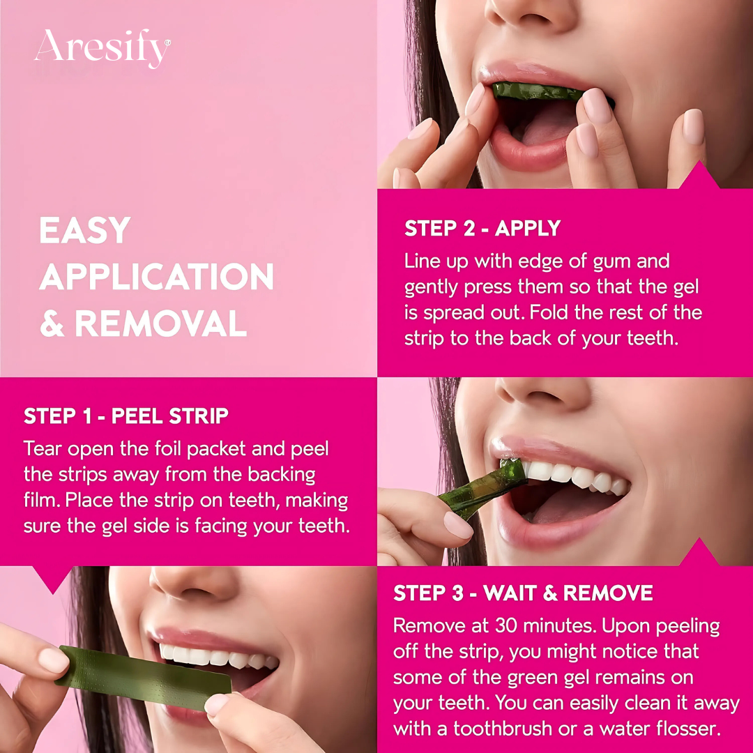 Aresify® Teeth Whitening Strips